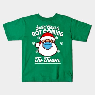 Funny Cute Kawaii Santa Claus Christmas Song Inspired Funny Meme Kids T-Shirt